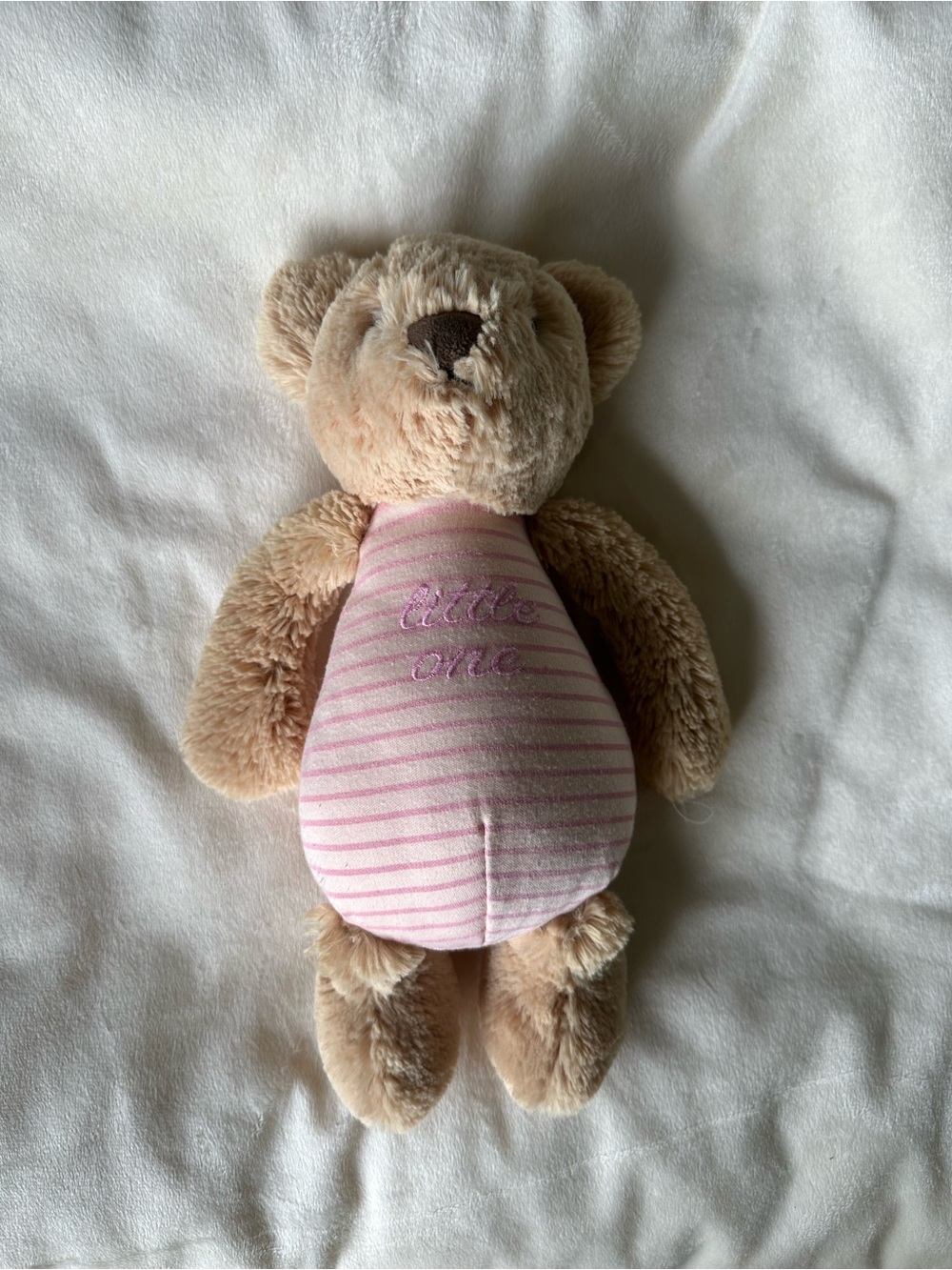 Jellycat Teddy One-Piece in Pink Stripe - Little One